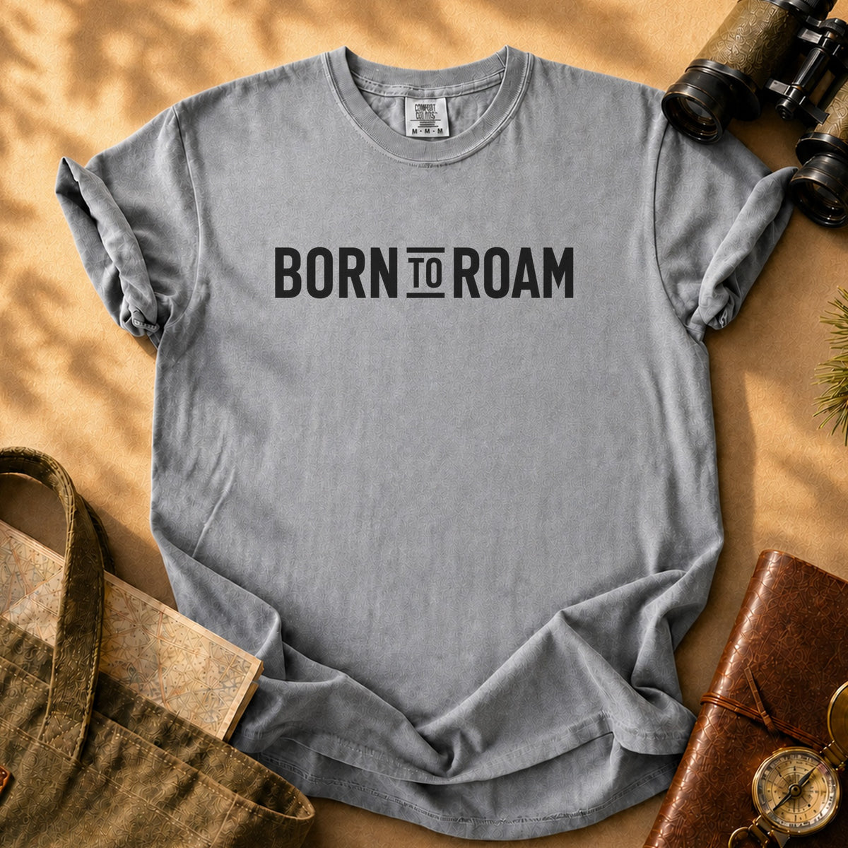Born to Roam Tee - Grey