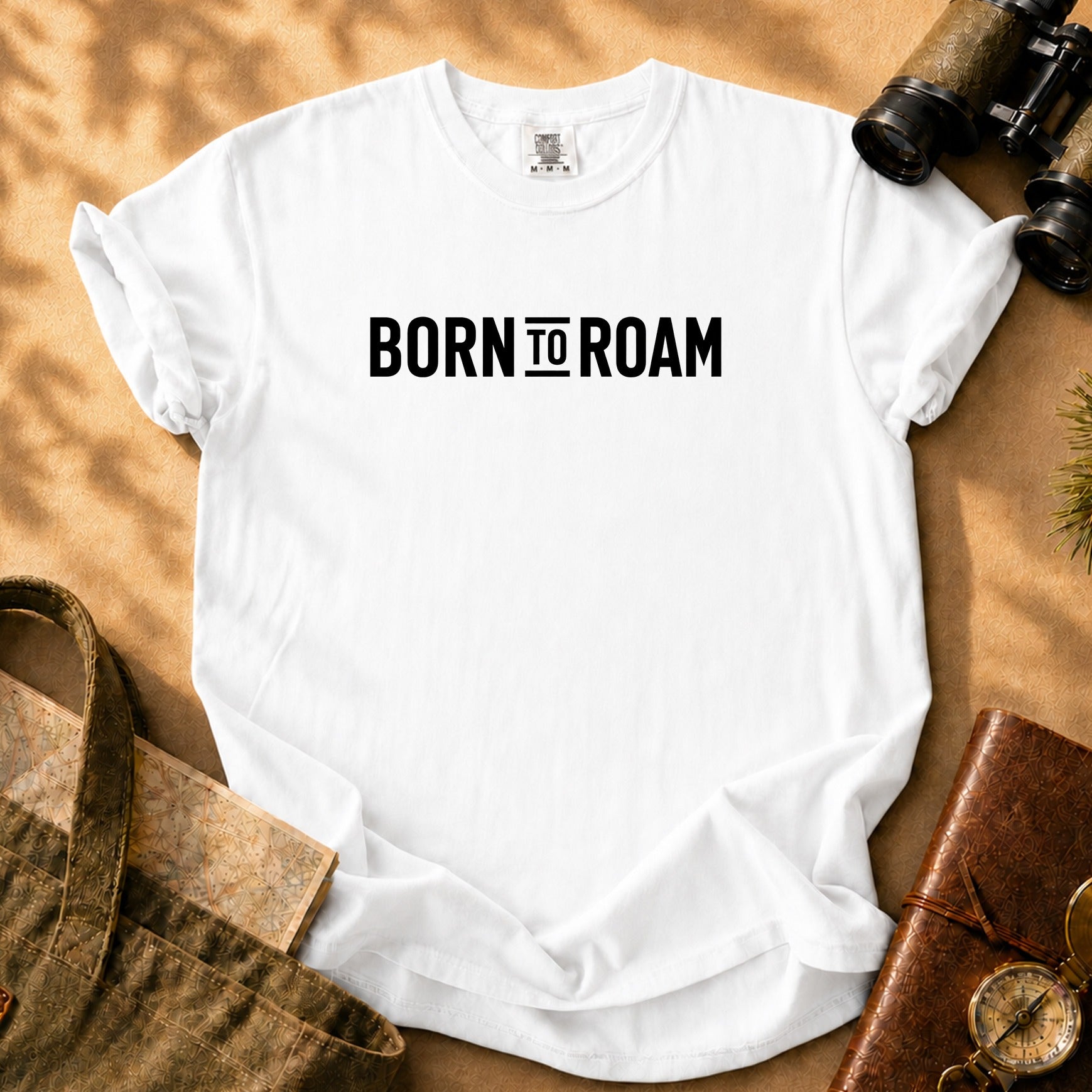 Born to Roam Tee - White