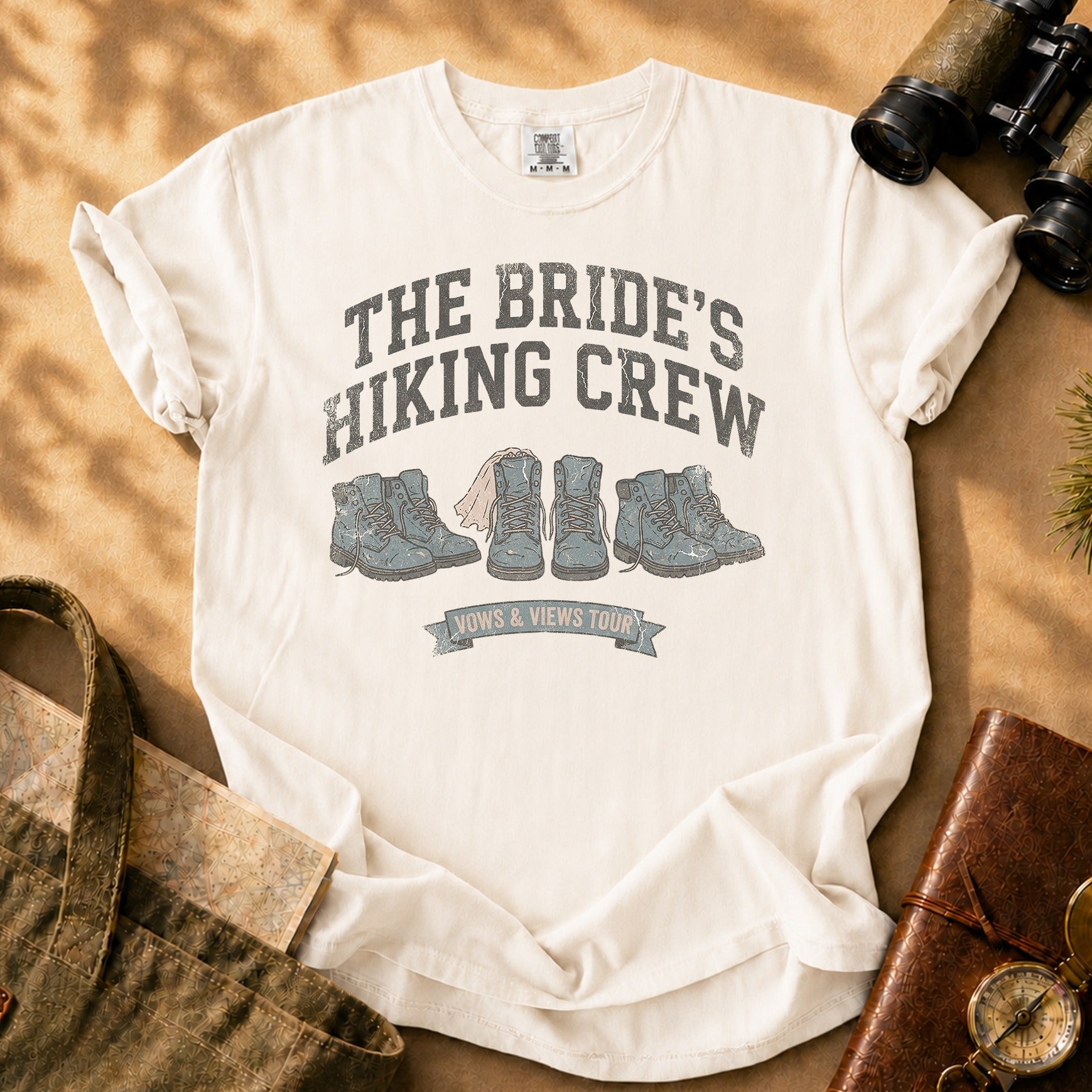 The Bride's Hiking Crew Tee - Ivory