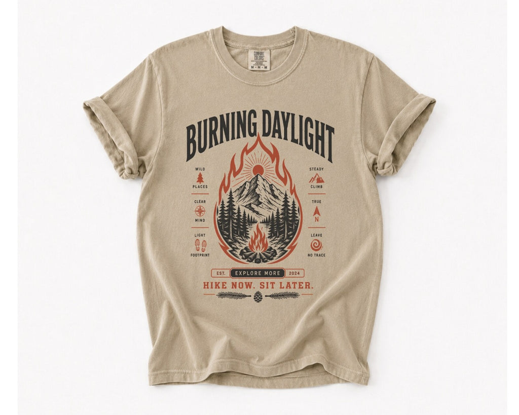 Burning Daylight Hike T-Shirt - Khaki