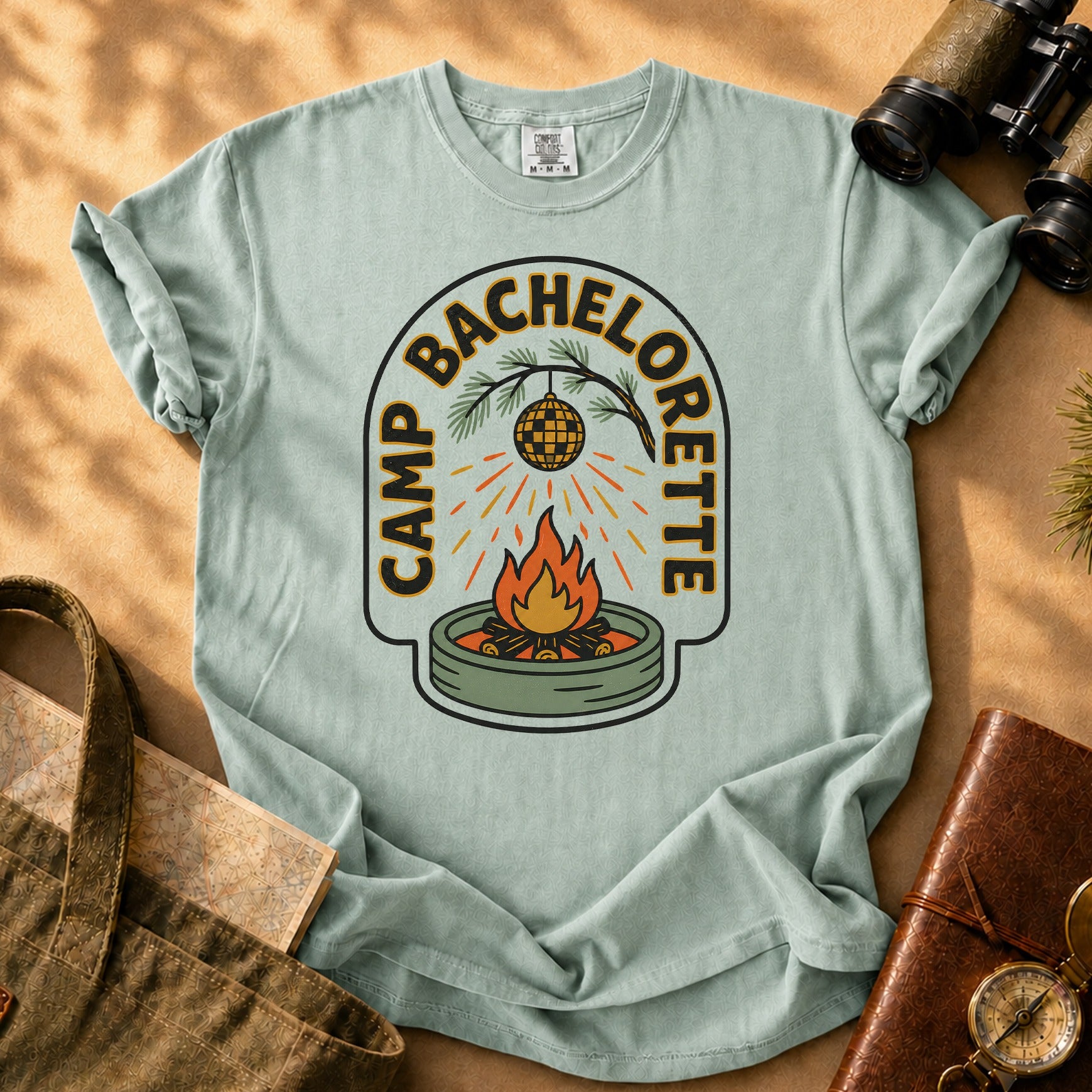 Camp Bachelorette Tee - Bay