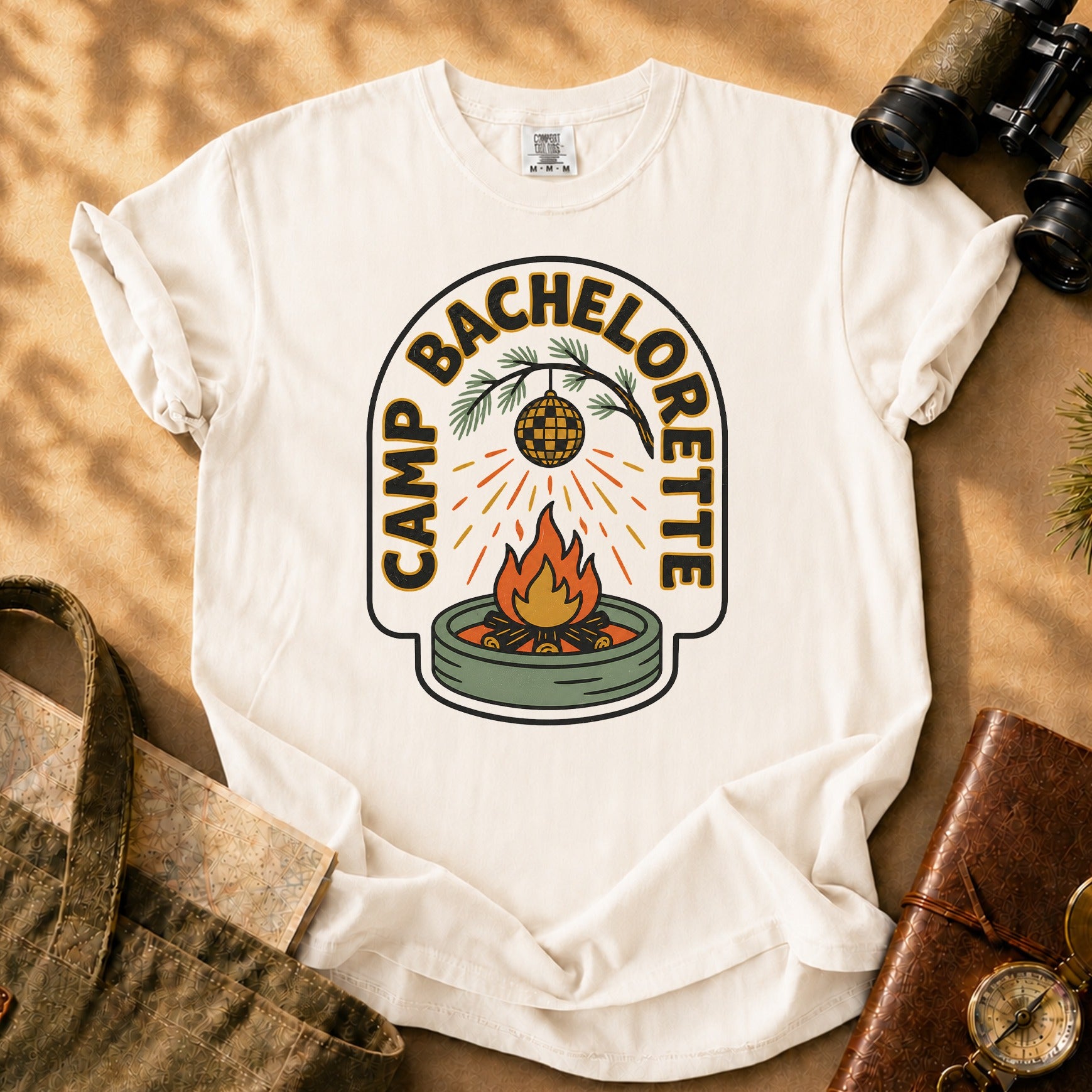Camp Bachelorette Tee - Ivory