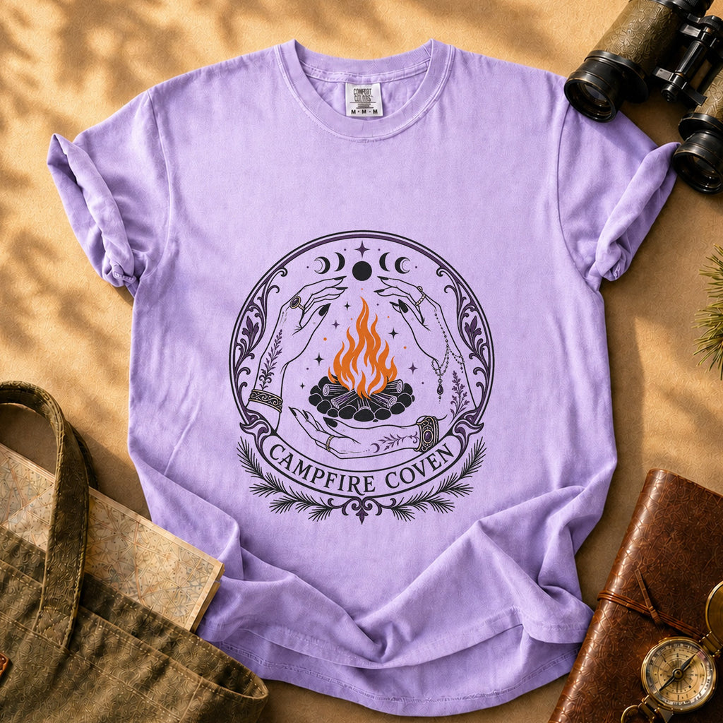 Campfire Coven Tee - Orchid