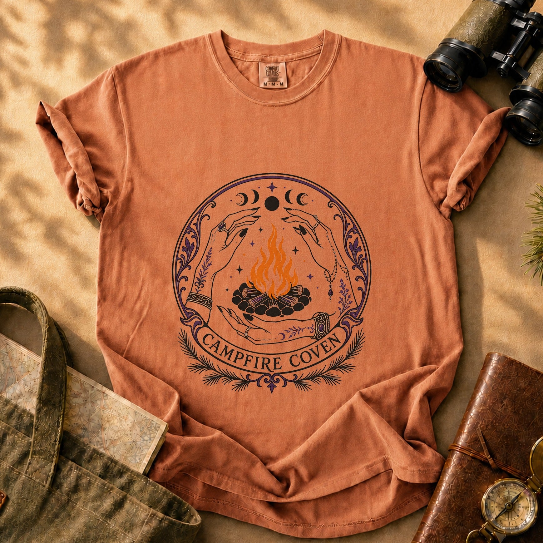 Campfire Coven Tee - Yam