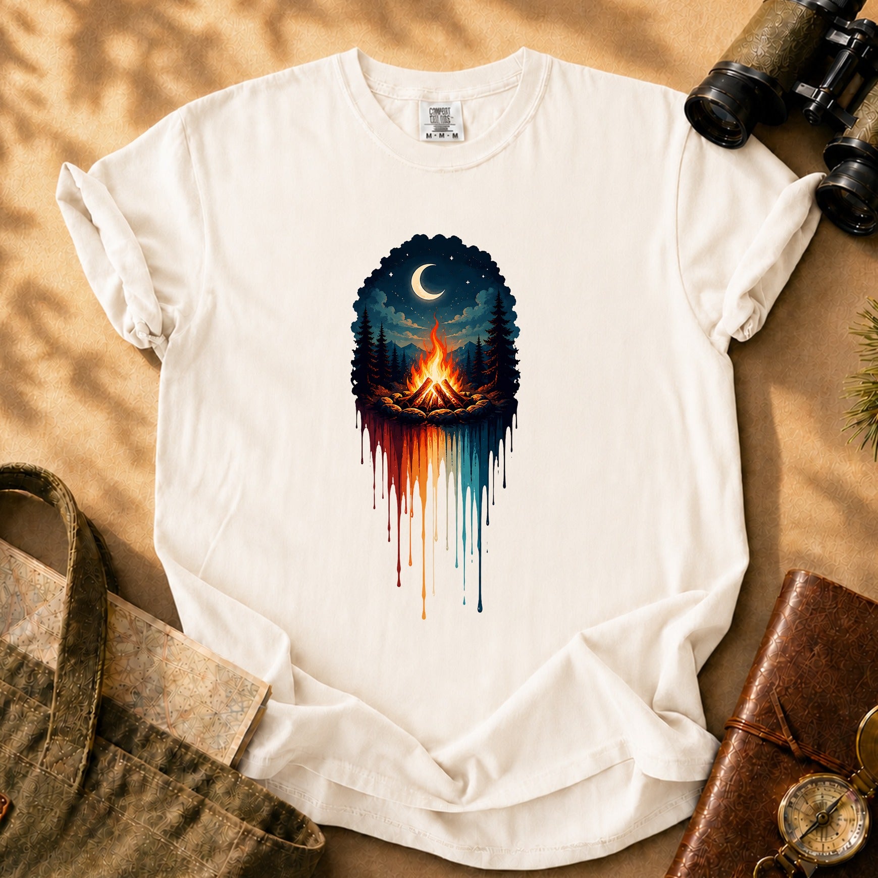 Campfire Night Tee - Ivory