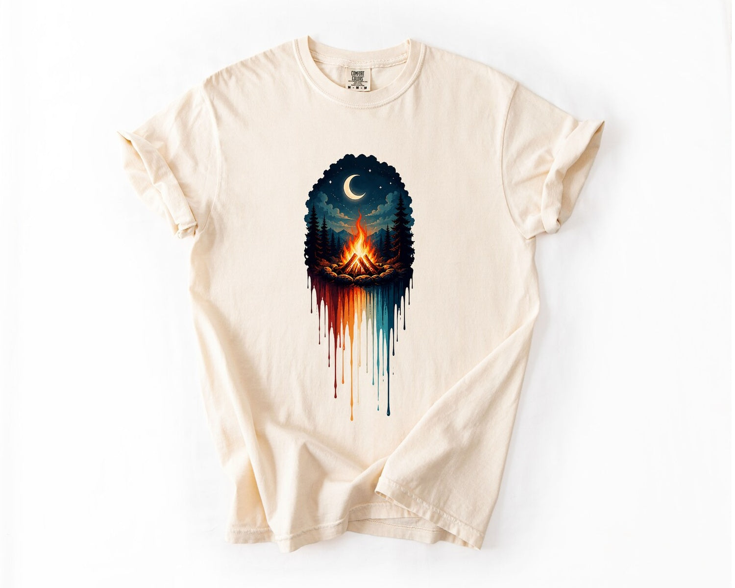 Campfire Night T-Shirt - Ivory