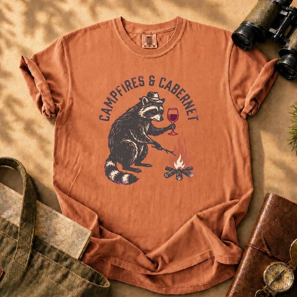 Campfires & Cabernet Tee - Yam