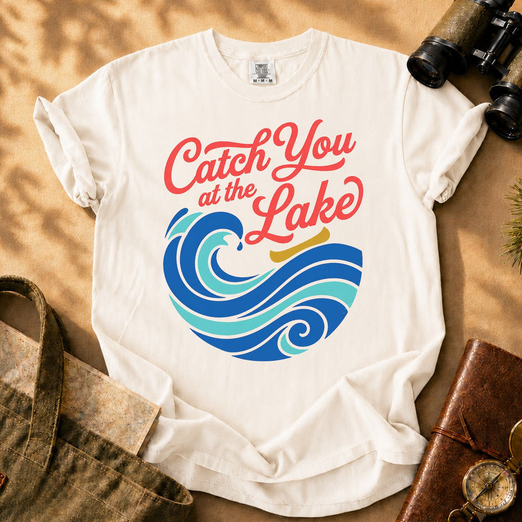 Catch You at the Lake Tee - Ivory