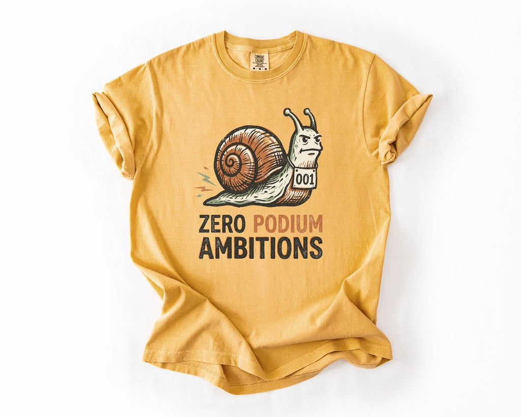 Zero Podium Ambitions Tee - Mustard