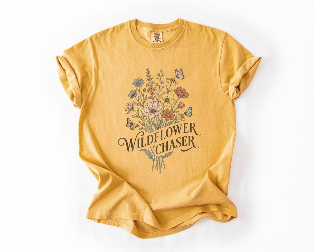Wildflower Chaser Tee - Mustard