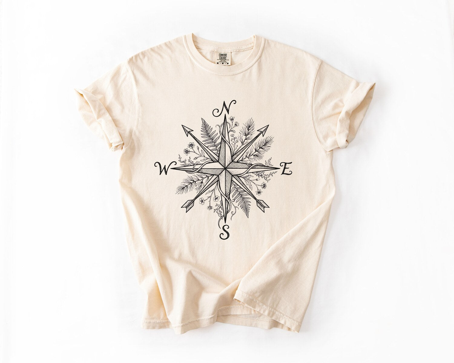 Compass Rose T-Shirt - Ivory