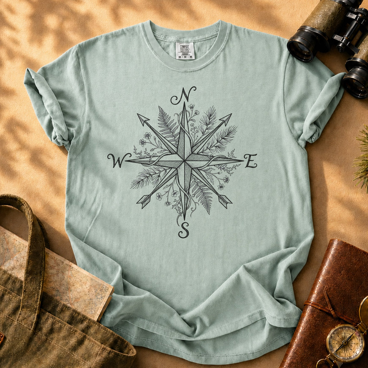 Compass Rose Tee - Bay