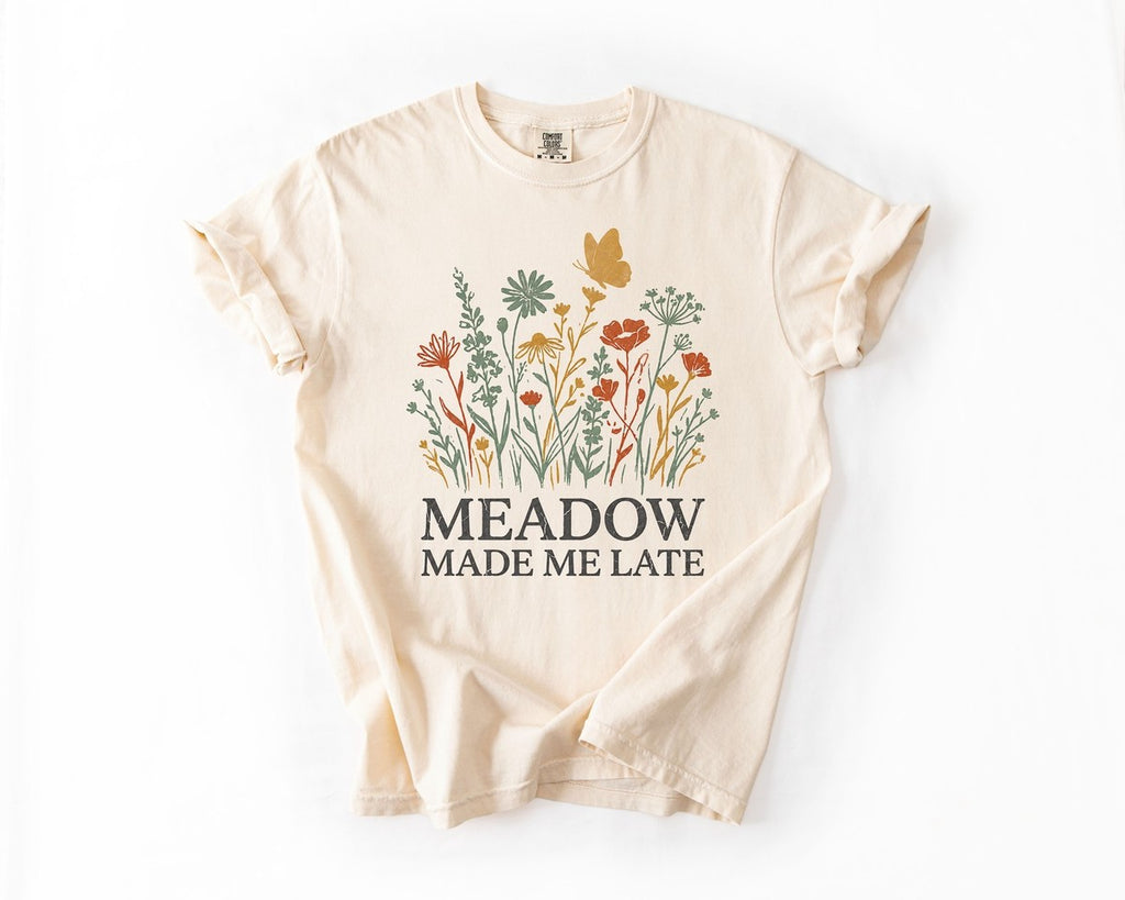 Meadow Made Me Late Tee - Ivory