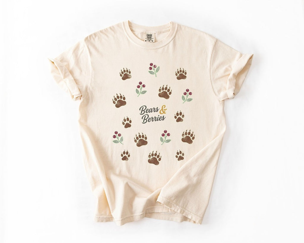 Bears & Berries Tee - Ivory