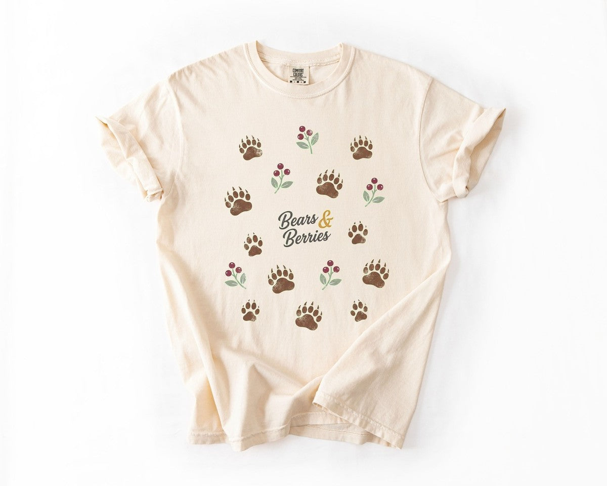 Bears & Berries Tee - Ivory
