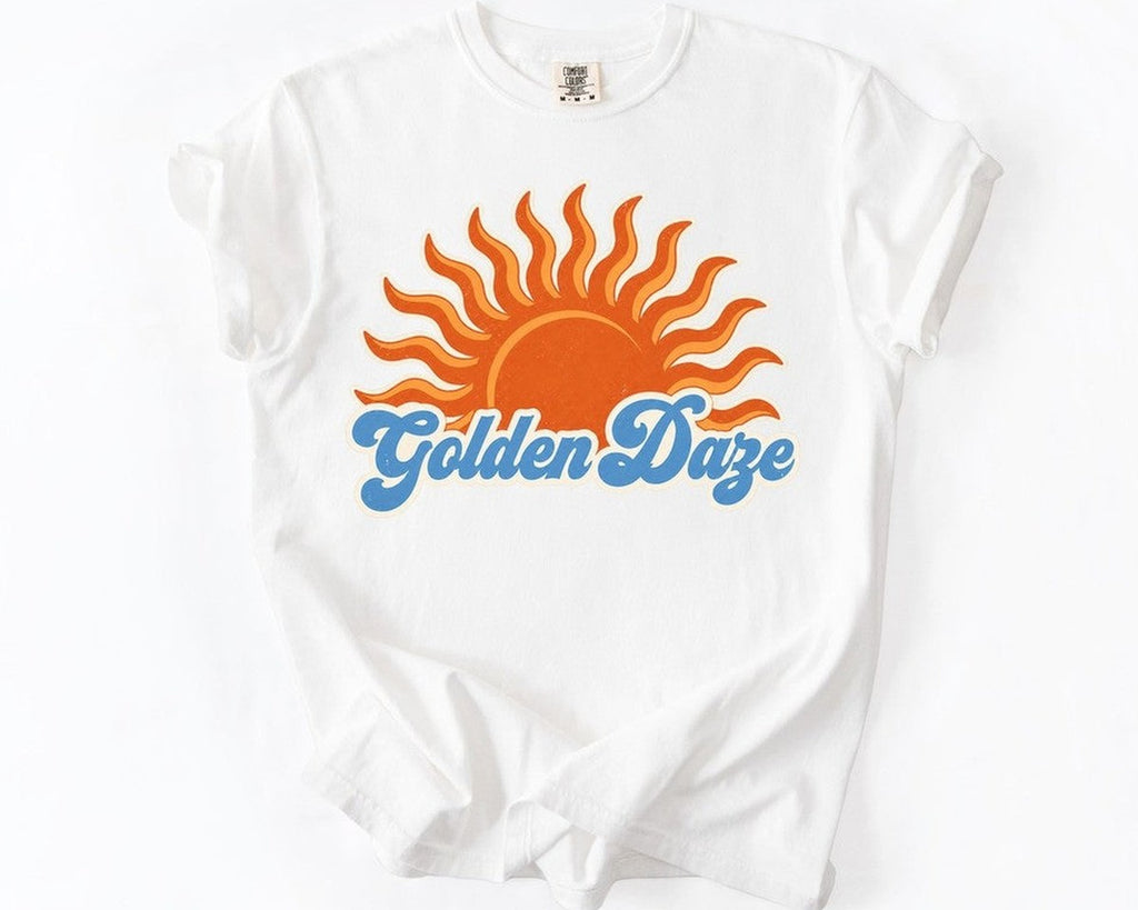 Golden Daze Tee - White
