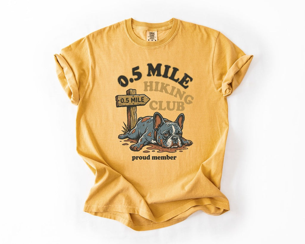 0.5 Mile Hiking Club Tee - Mustard