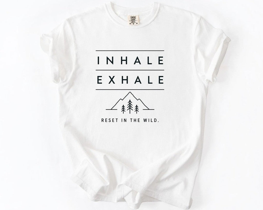 Inhale Exhale T-Shirt - White