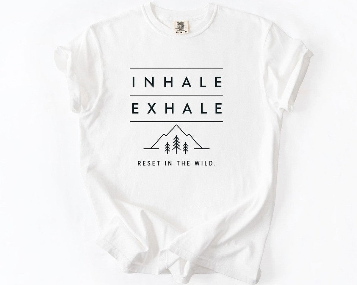 Inhale Exhale T-Shirt - White