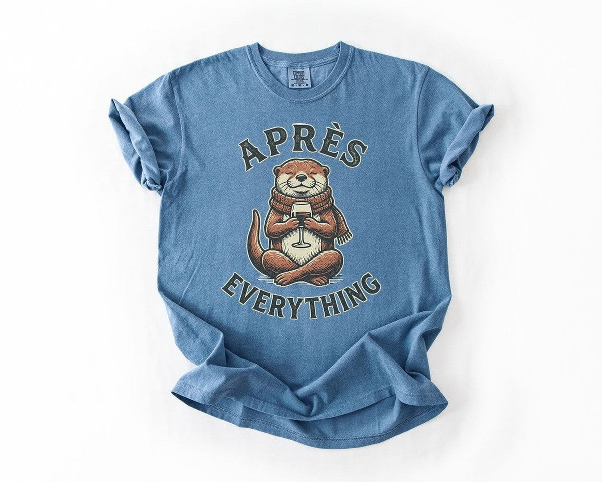 Apres Everything Otter Tee - Blue Jean