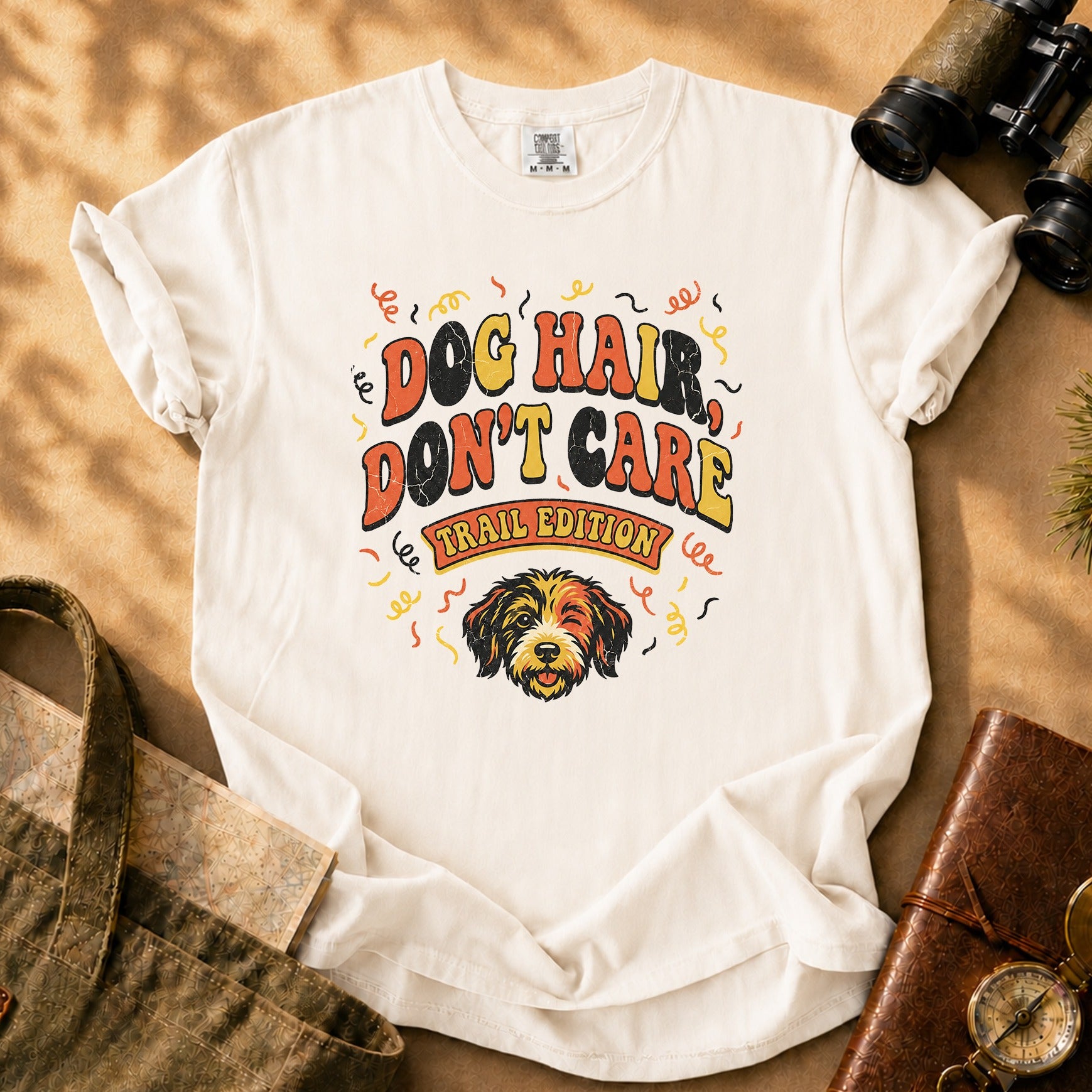 Dog Hair Don't Care - Trail Edition Tee - Ivory