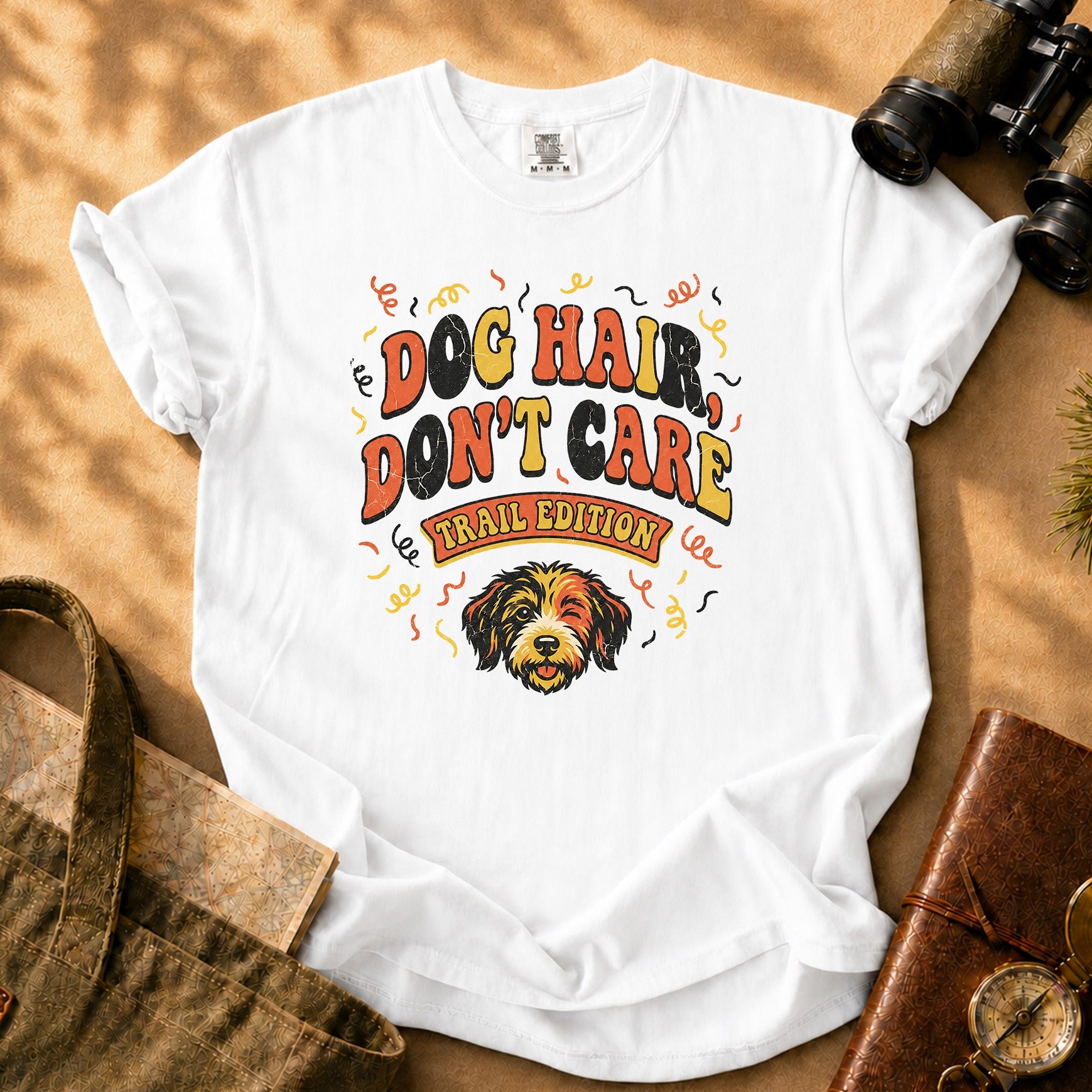 Dog Hair Don't Care - Trail Edition Tee - White