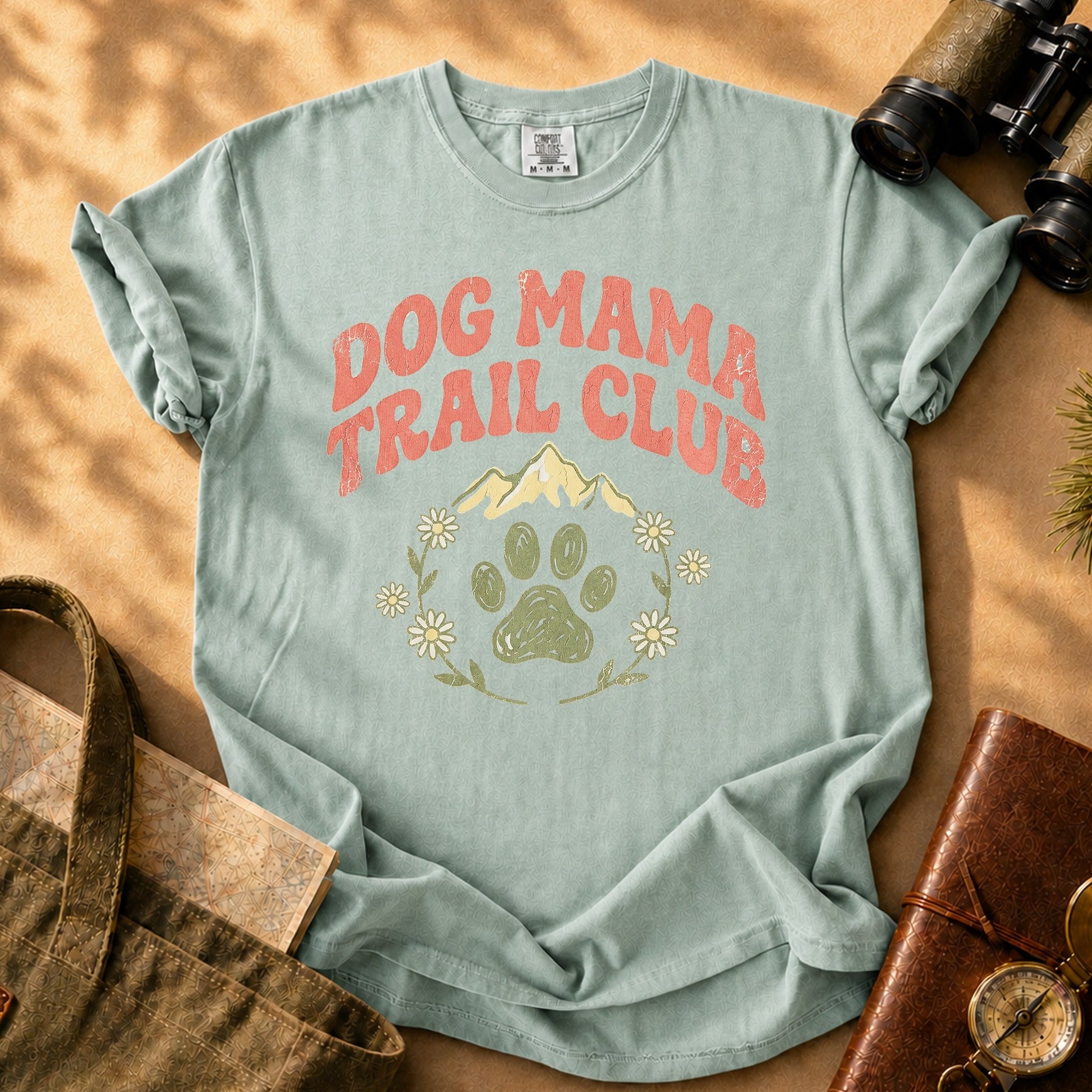 Dog Mama Trail Club Tee - Bay
