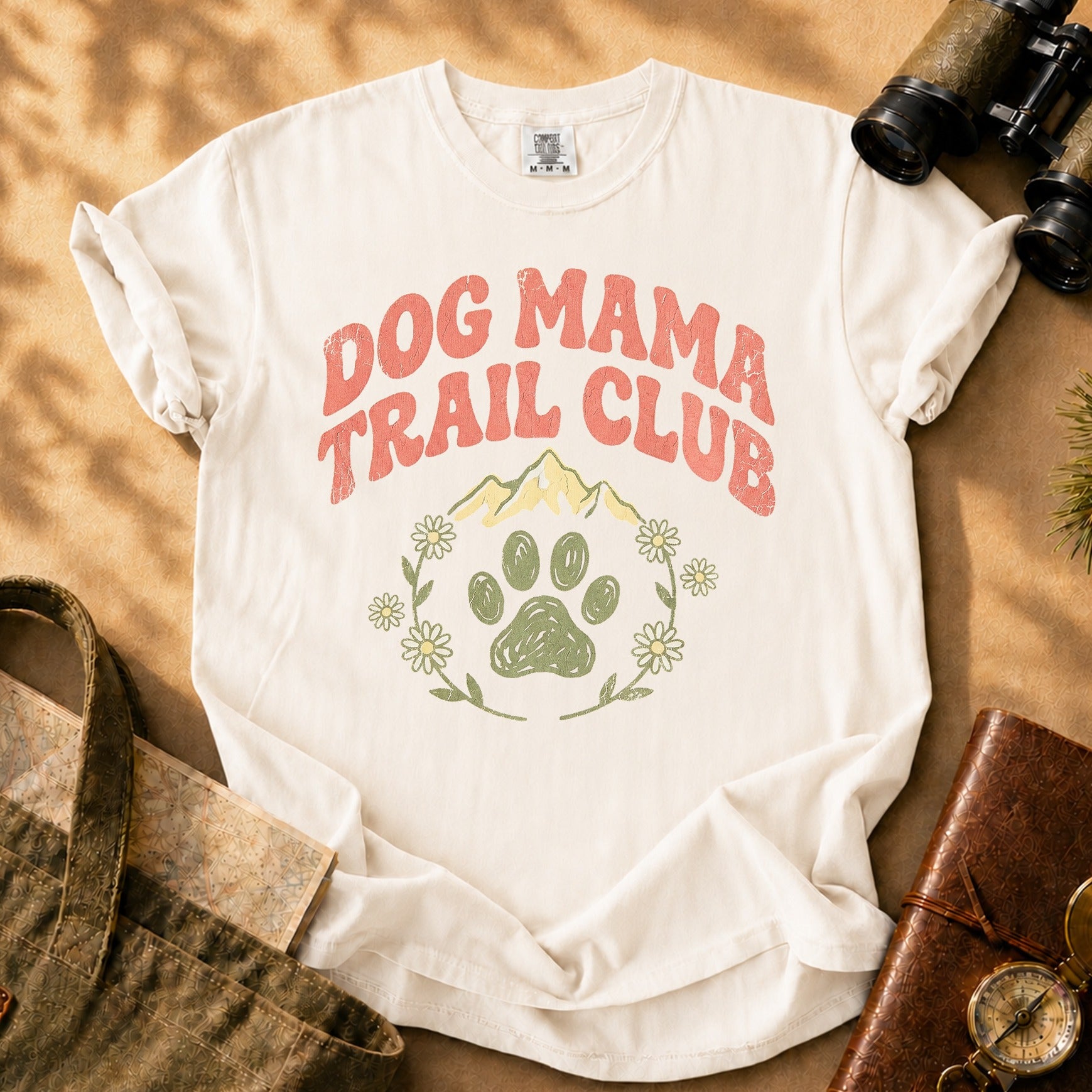Dog Mama Trail Club Tee - Ivory