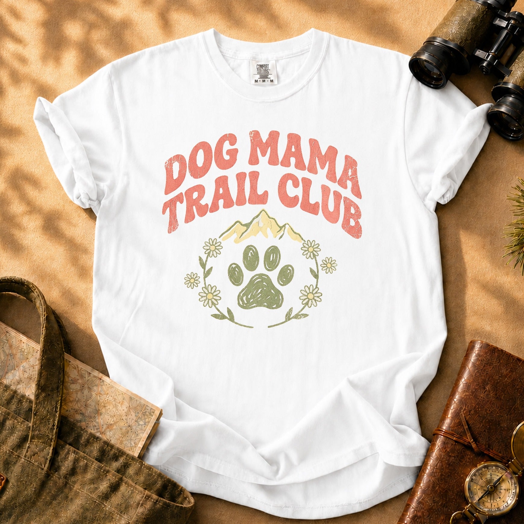 Dog Mama Trail Club Tee - White