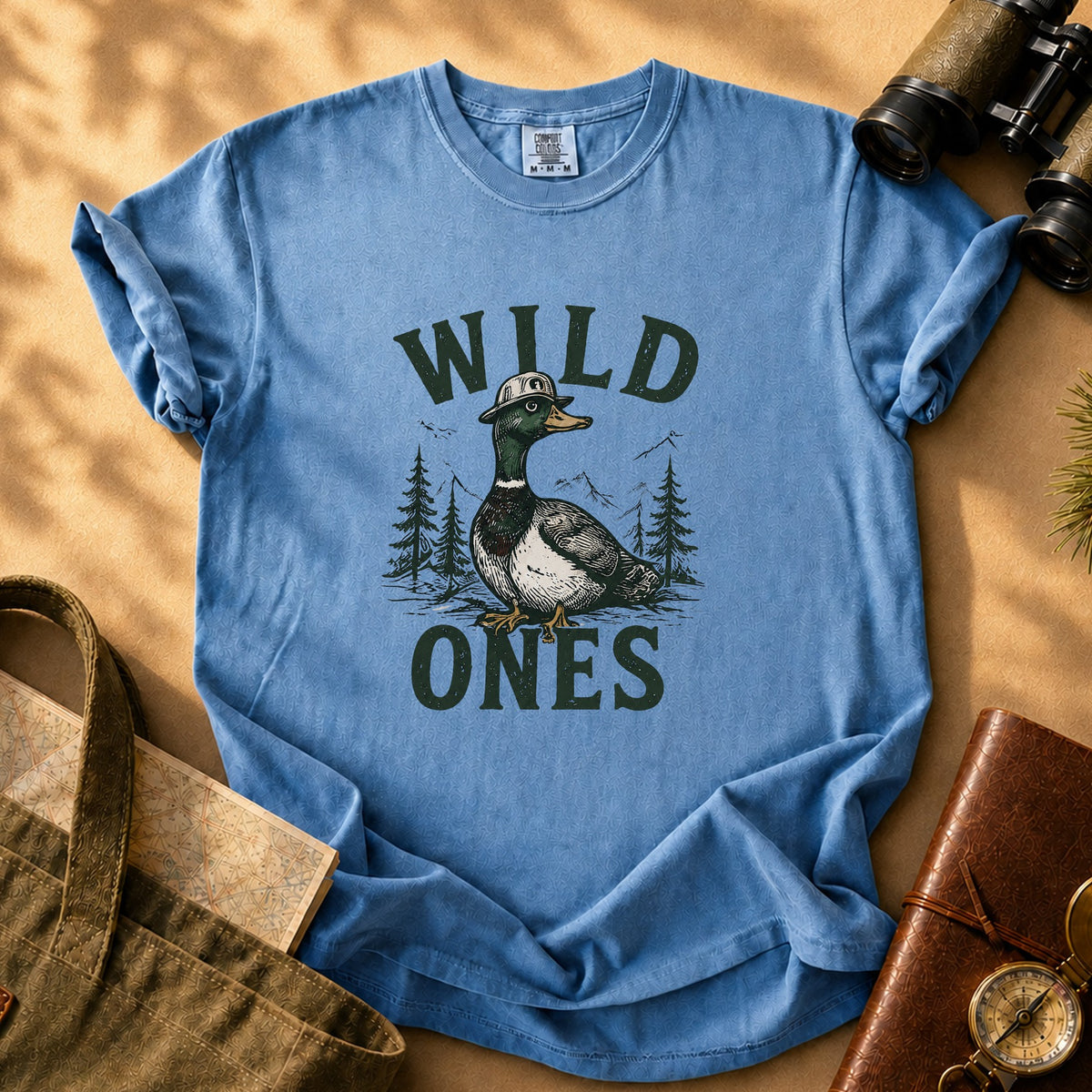 Wild Ones Duck Tee - Blue Jean