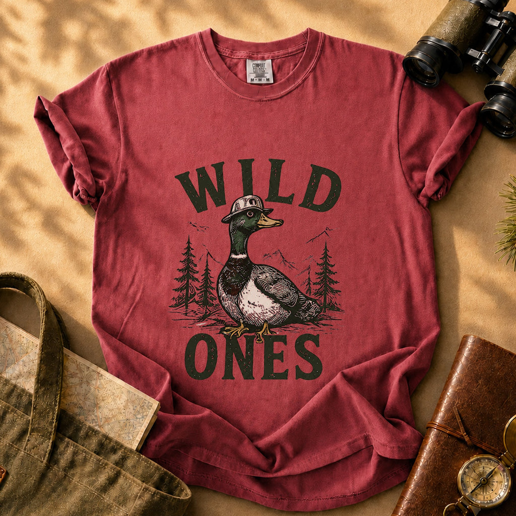 Wild Ones Duck Tee - Brick