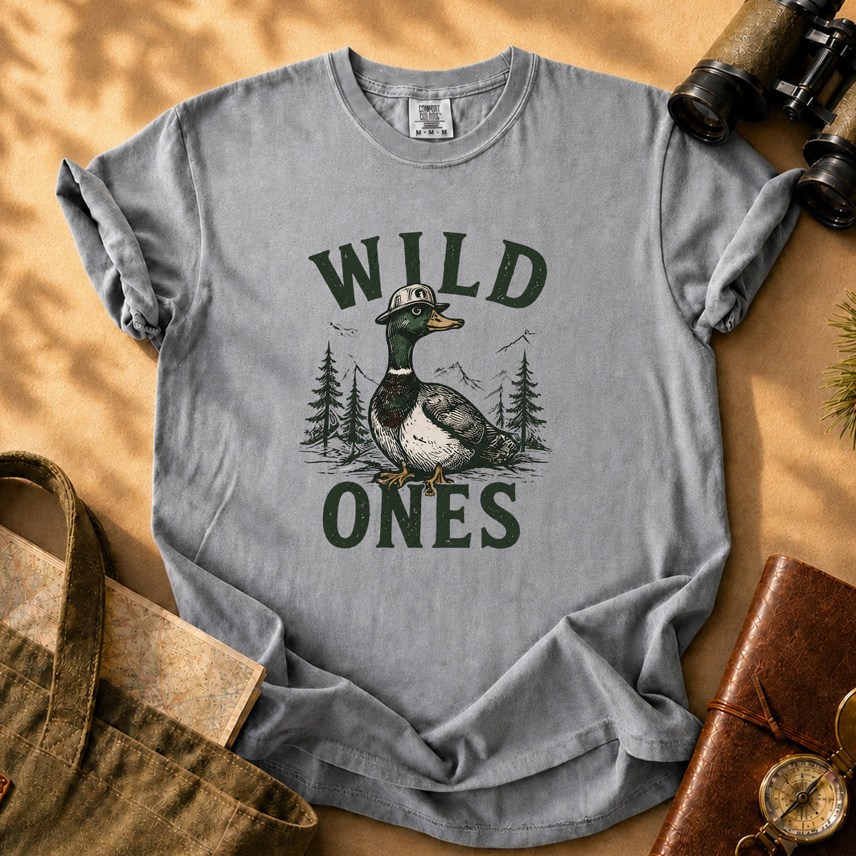 Wild Ones Duck Tee - Grey