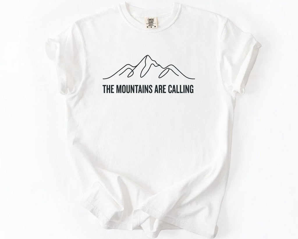 The Mountains Are Calling - White