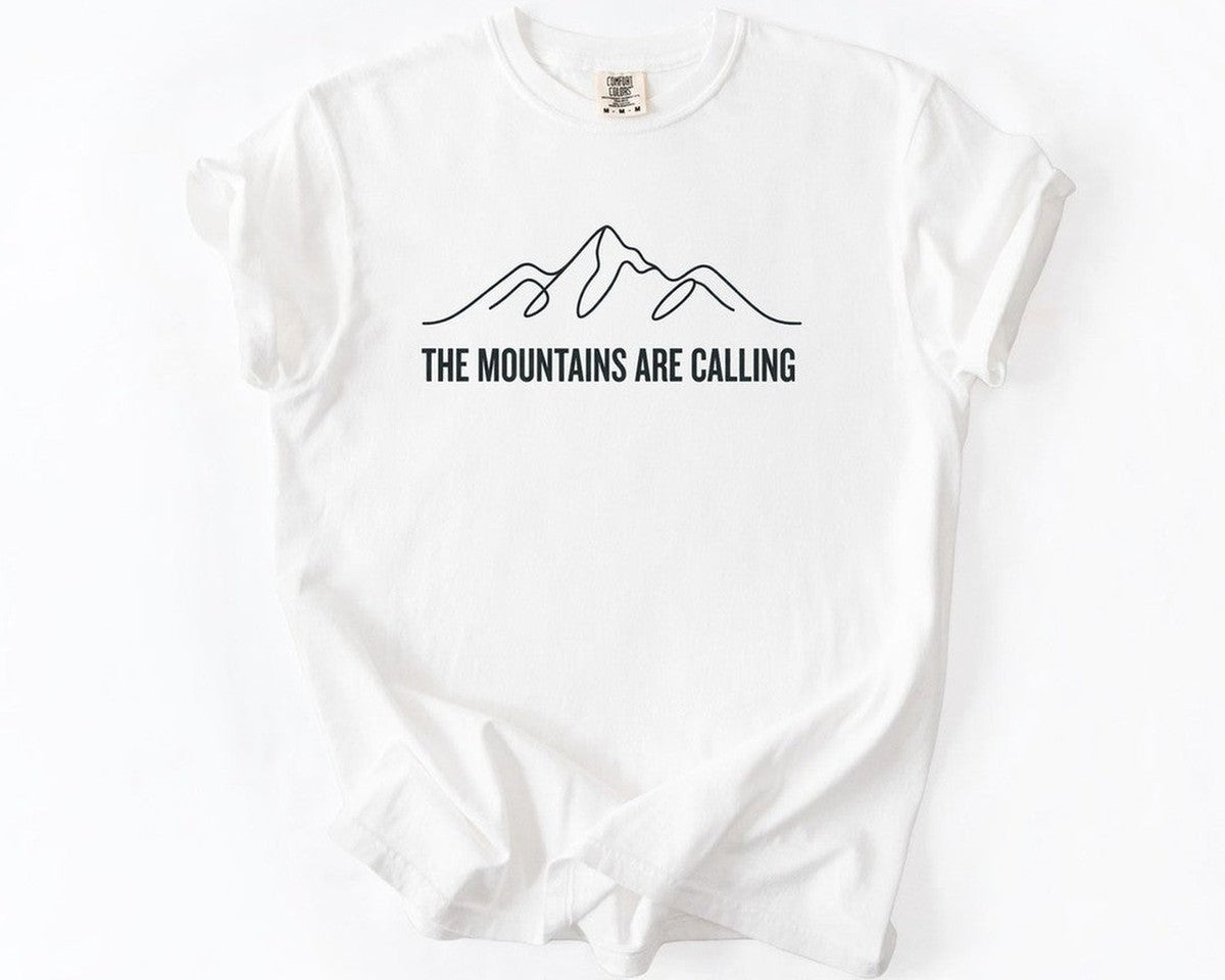 The Mountains Are Calling - White