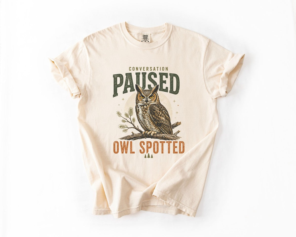 Conversation Paused Owl Spotted - Ivory