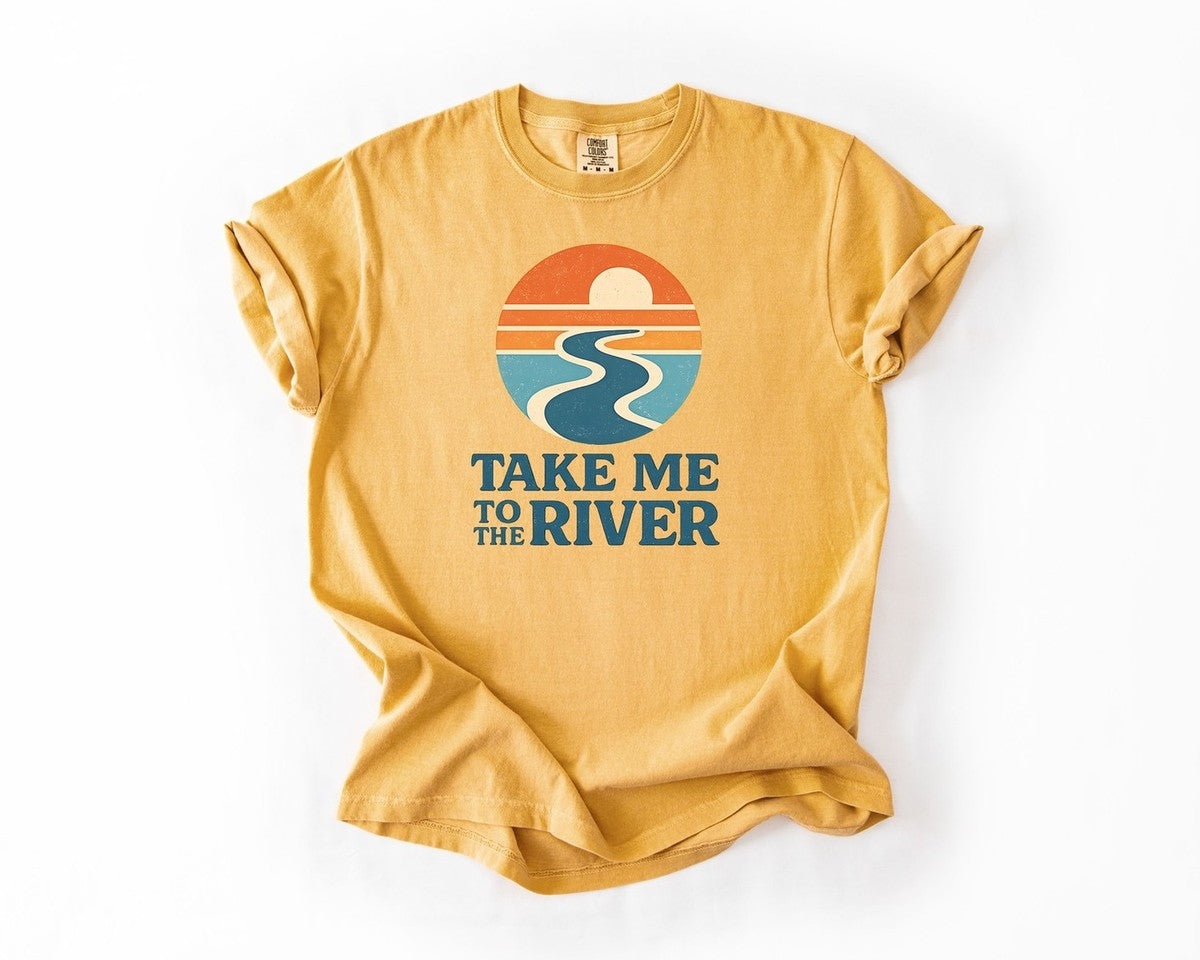 Take Me to the River T-Shirt - Mustard