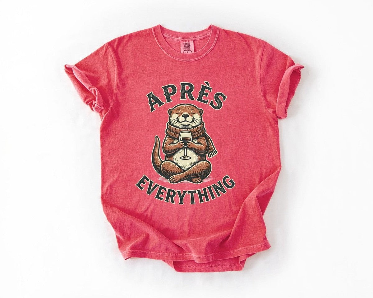 Apres Everything Otter Tee - Watermelon