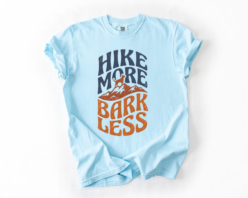 Hike More Bark Less T-Shirt - Blue Jean