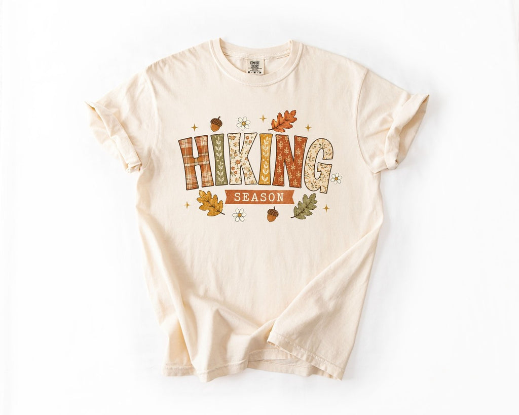 Hiking Season Autumn Leaves - Ivory