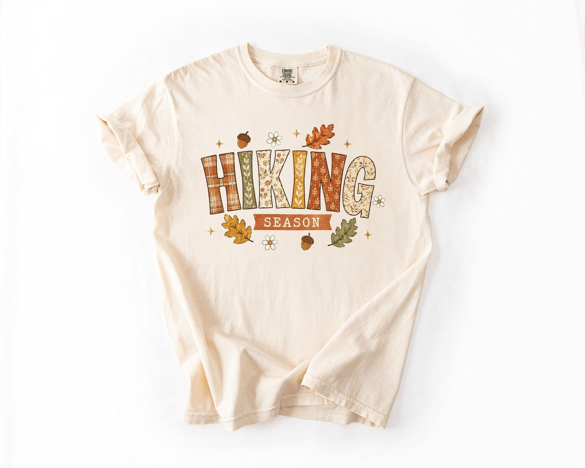 Hiking Season Autumn Leaves - Ivory