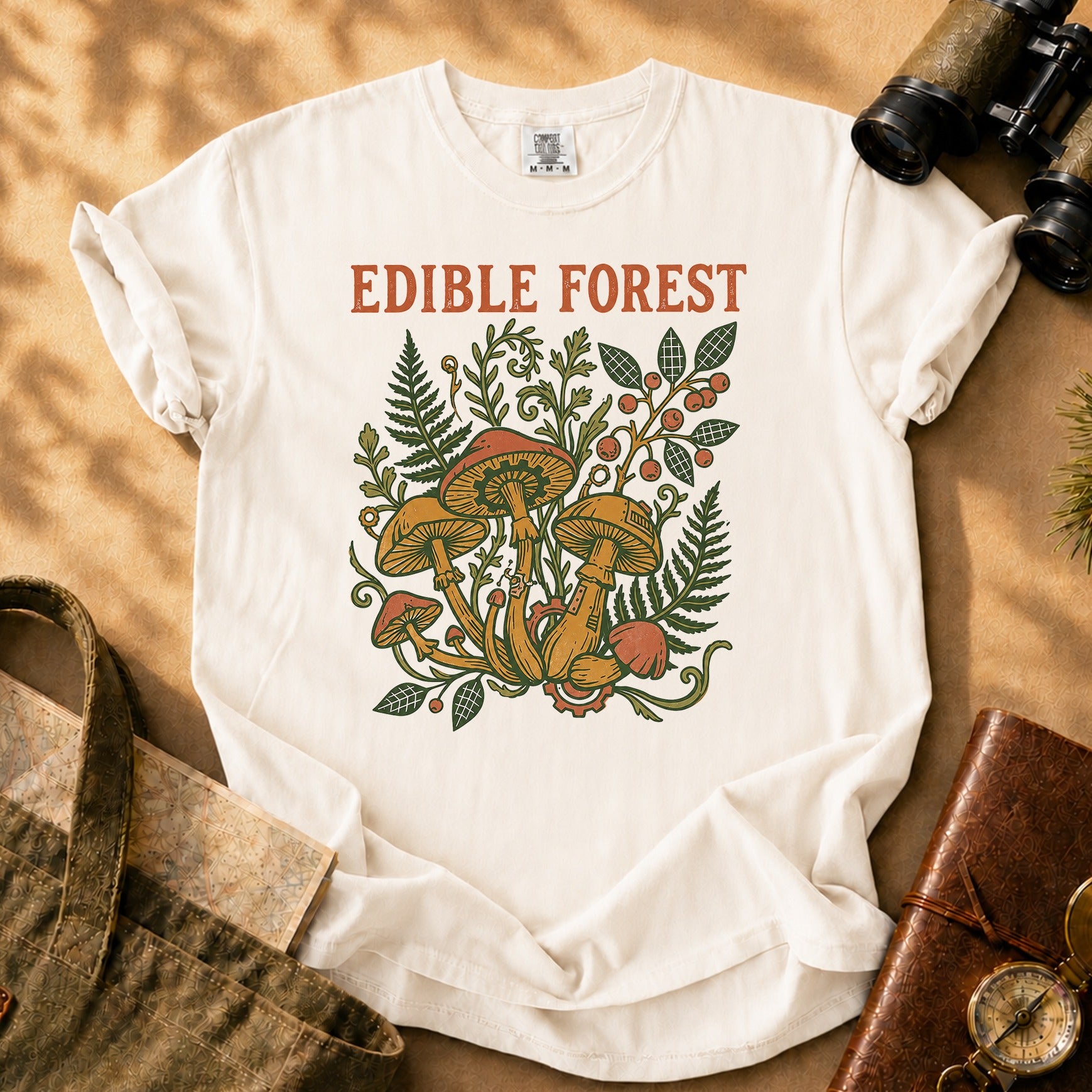 Edible Forest Tee - Ivory