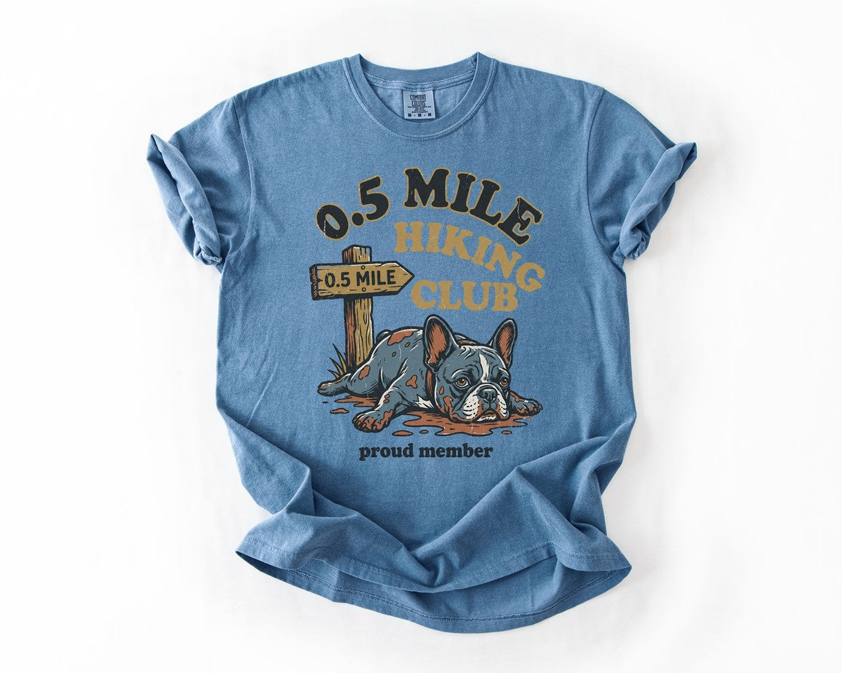 0.5 Mile Hiking Club Tee - Blue Jean