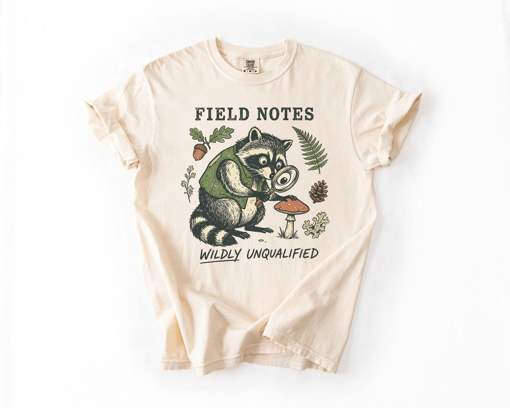 Field Notes Raccoon T-Shirt - Ivory