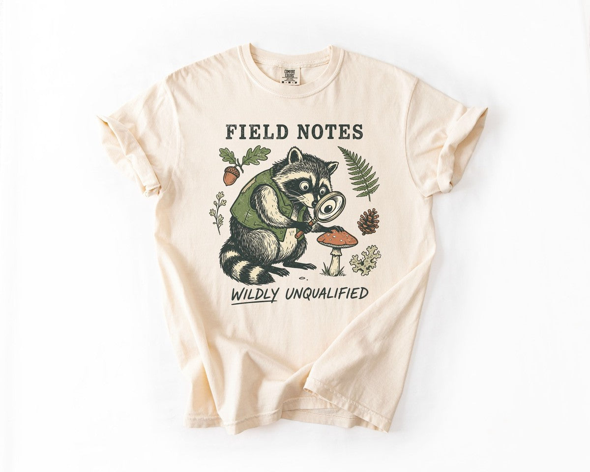 Field Notes Raccoon T-Shirt - Ivory