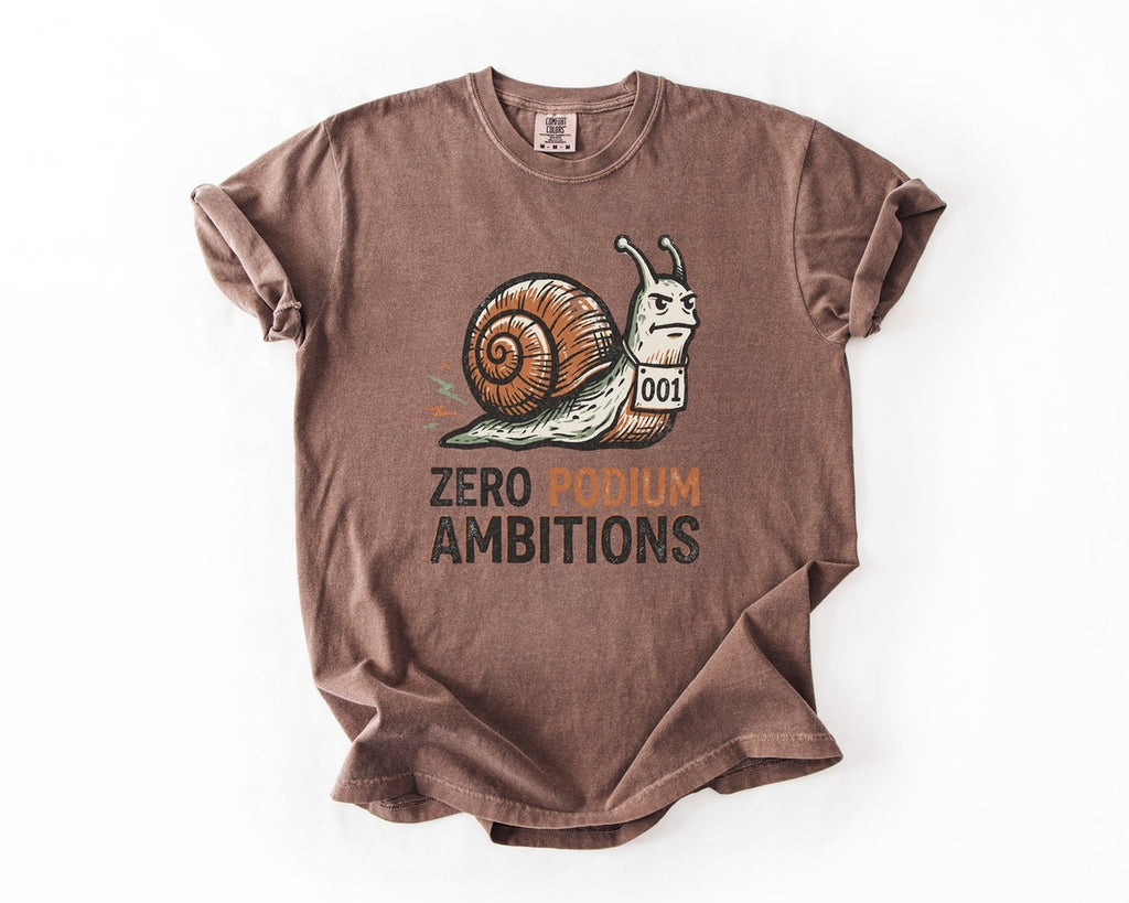 Zero Podium Ambitions Tee - Espresso