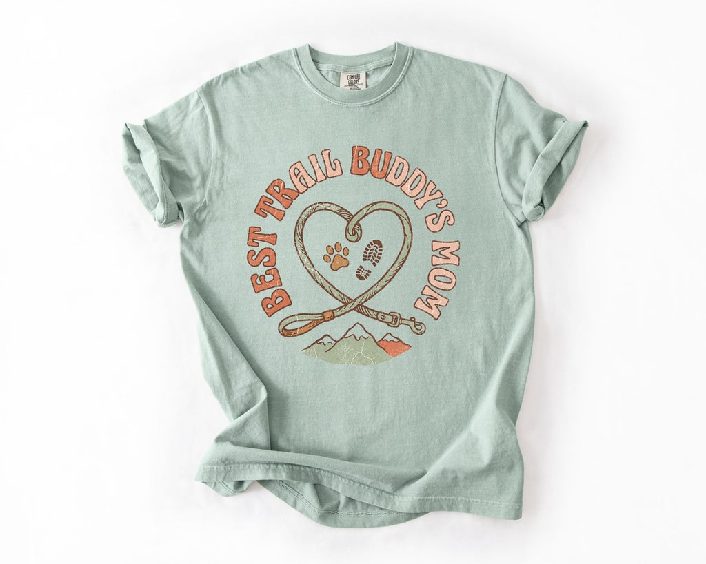 Best Trail Buddy's Mom Tee - Bay