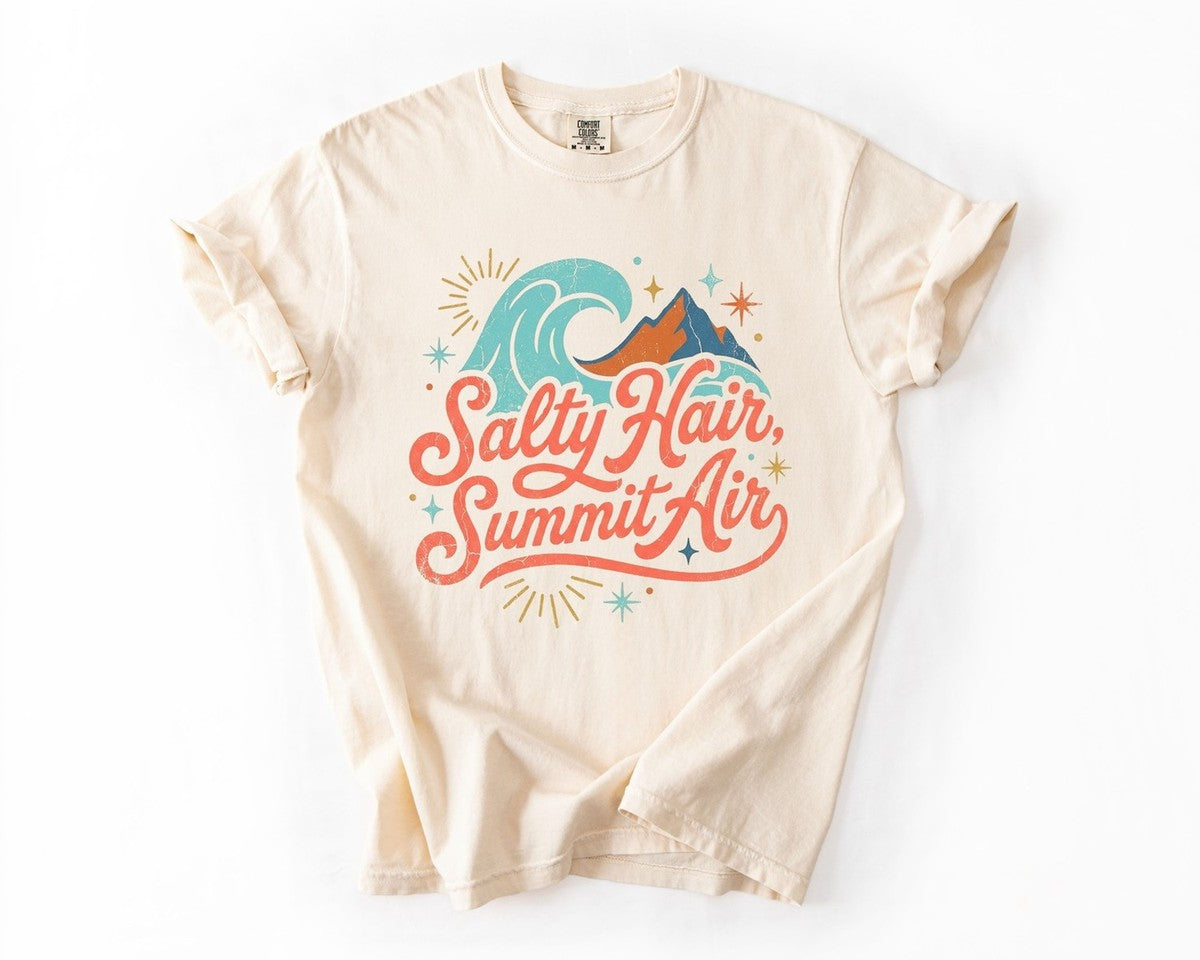 Salty Hair Summit Air Tee - Ivory