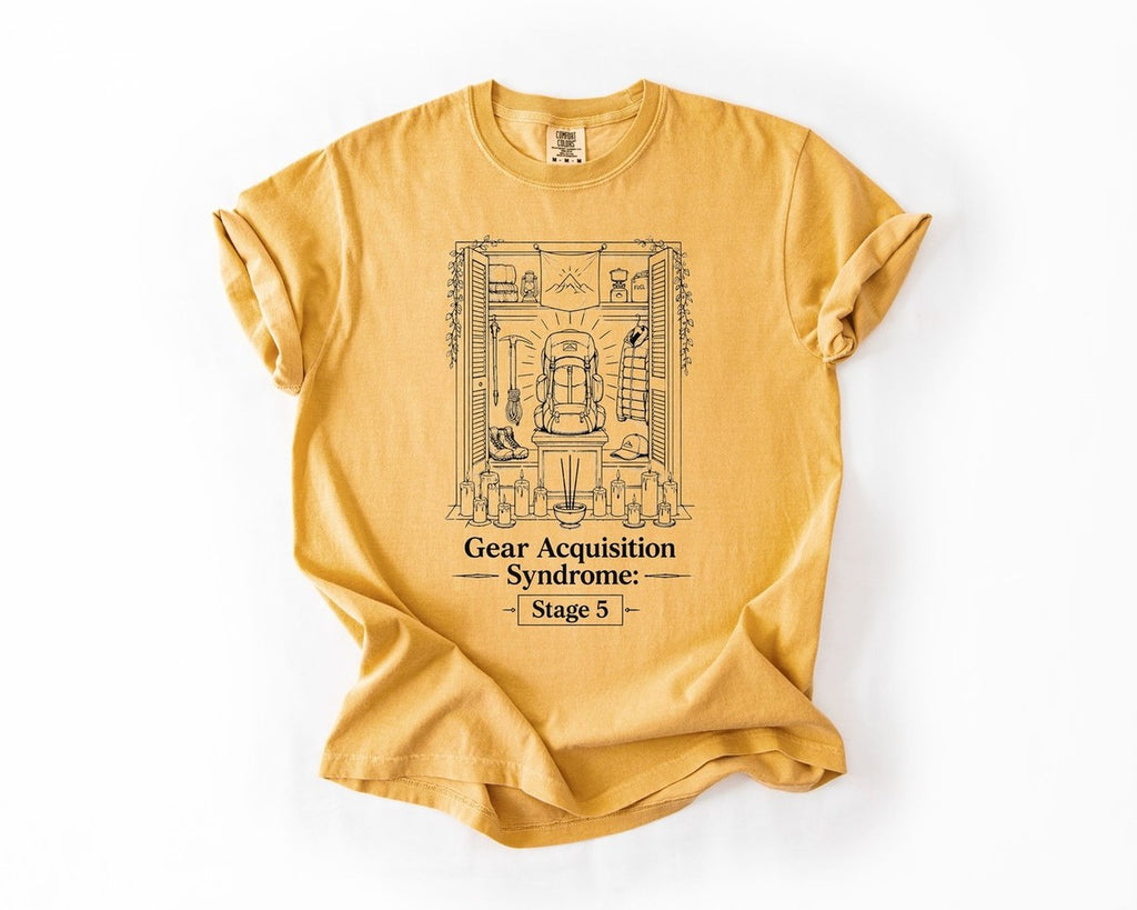 Gear Acquisition Syndrome T-Shirt - Mustard