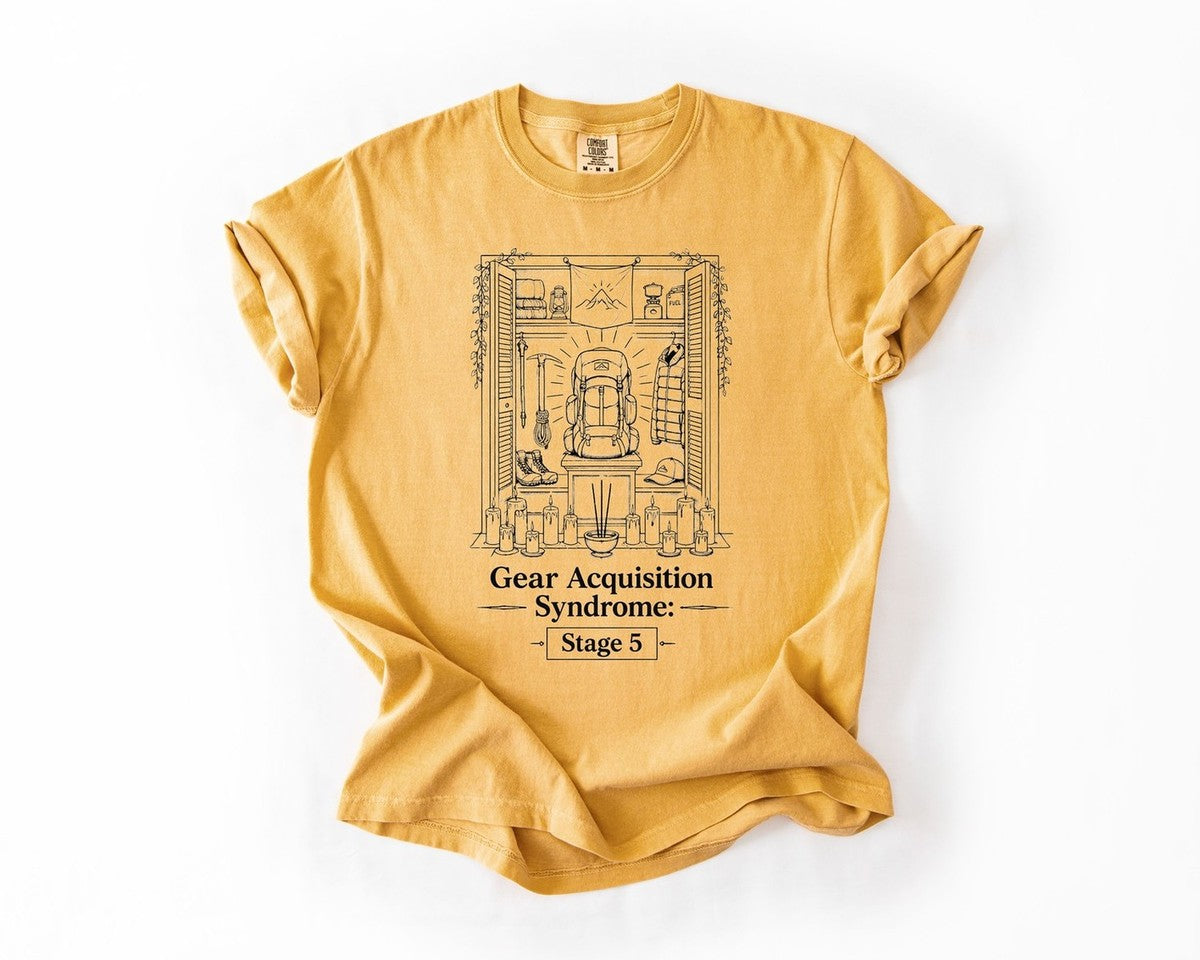 Gear Acquisition Syndrome T-Shirt - Mustard