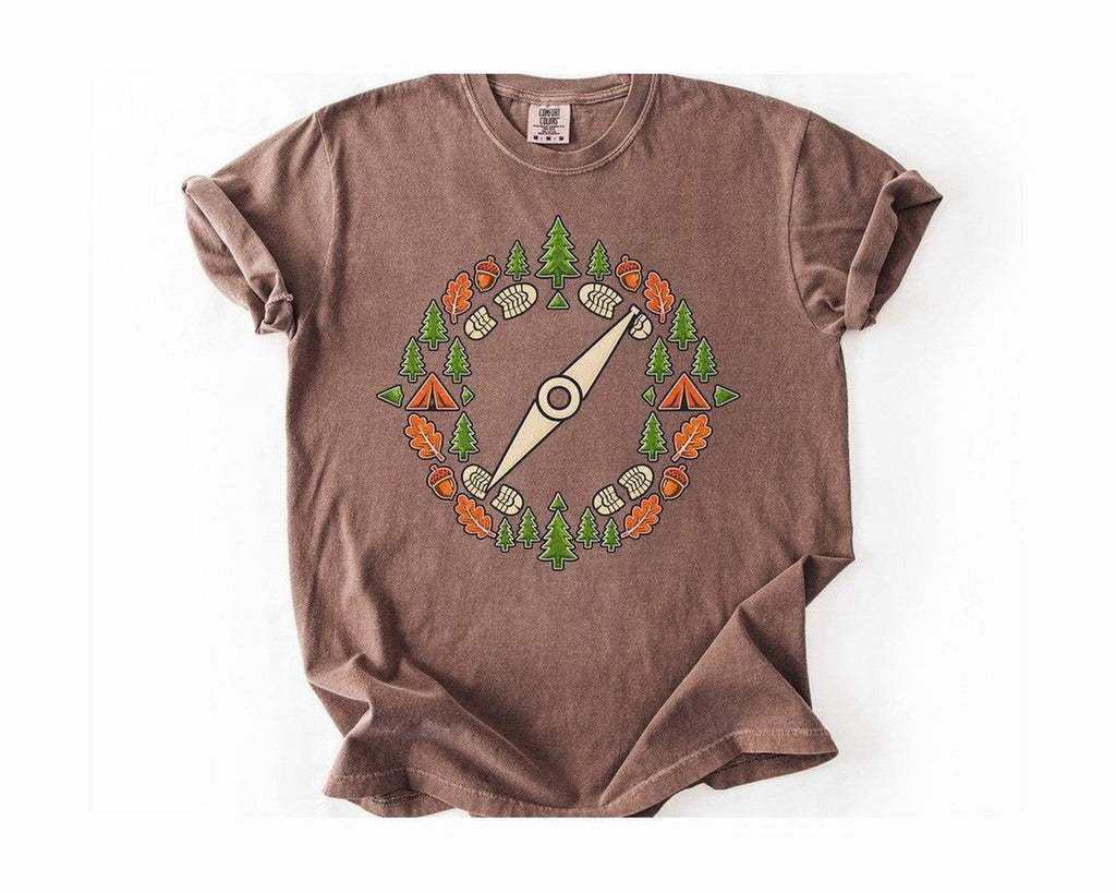 Adventure Compass T-Shirt - Espresso